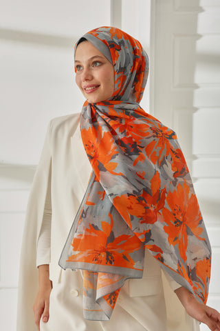 Silk Home Patterned Soft Scarf 70023-12 