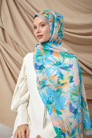 Silk Home Patterned Soft Scarf 70023-14 