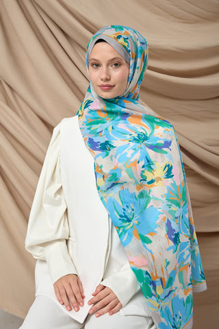 Silk Home Patterned Soft Scarf 70023-14 
