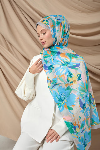 Silk Home Patterned Soft Scarf 70023-14 