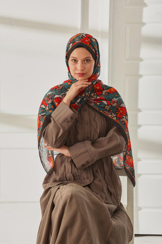 Silk Home Desenli Soft Şal 70024-11