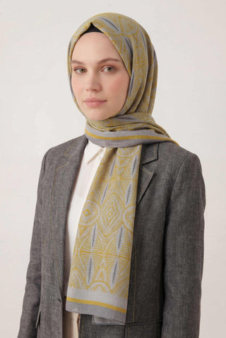 Nature Desen Gri 75X195 Soft Şal