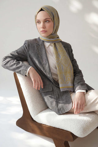 Nature Desen Gri 75X195 Soft Şal