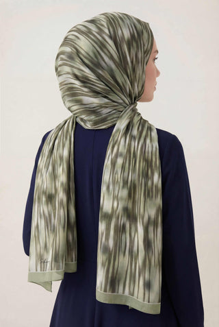 Waterway Pattern Khaki 75X195 Soft Scarf 