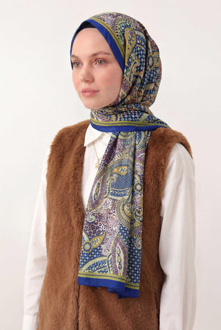 Ethnic Pattern Saks 75X195 Soft Shawl 