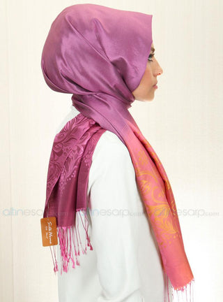Silk Home Dört Renk %100 İpek Şal  SE1089-14