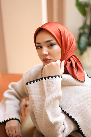 Silk Home Düz Micro Saten Eşarp 28010-13