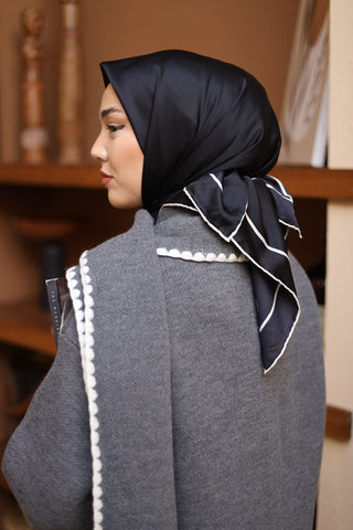 Silk Home Düz Micro Saten Eşarp 28010-02