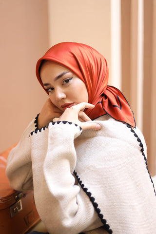 Silk Home Düz Micro Saten Eşarp 28010-13