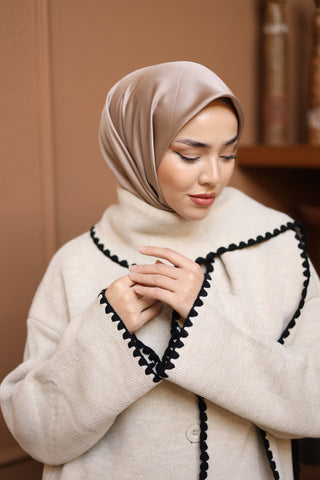 Silk Home Düz Micro Saten Eşarp 28011-10