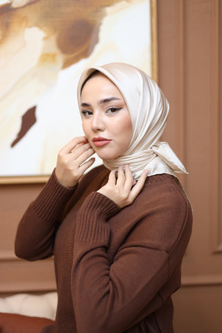 Silk Home Düz Micro Saten Eşarp 28011-11