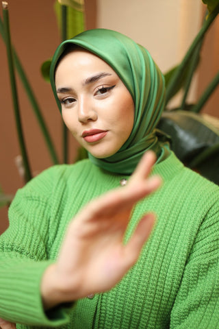 Silk Home Düz Micro Saten Eşarp 28011-14