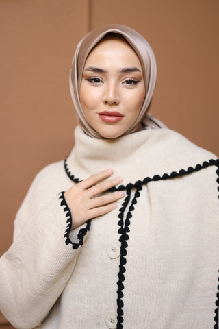 Silk Home Düz Micro Saten Eşarp 28011-10