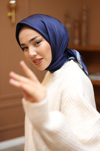 Silk Home Düz Micro Saten Eşarp 28011-05