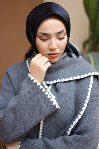 Silk Home Düz Micro Saten Eşarp 28011-02