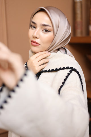 Silk Home Düz Micro Saten Eşarp 28011-10