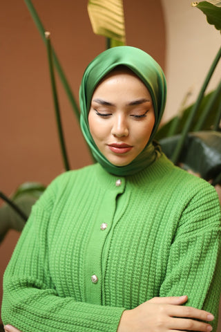 Silk Home Düz Micro Saten Eşarp 28011-14