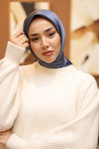 Silk Home Düz Micro Saten Eşarp 28011-06