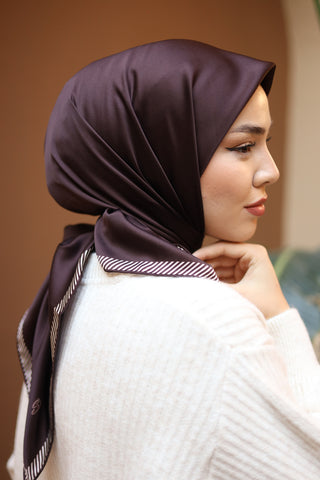 Silk Home Düz Micro Saten Eşarp 28011-08