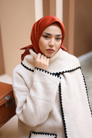 Silk Home Düz Micro Saten Eşarp 28011-13