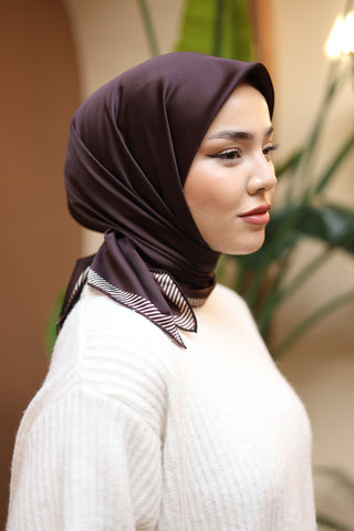 Silk Home Düz Micro Saten Eşarp 28011-08