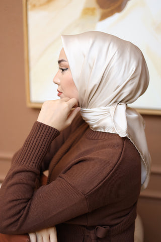 Silk Home Düz Micro Saten Eşarp 28011-11