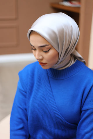 Silk Home Düz Micro Saten Eşarp 28011-04