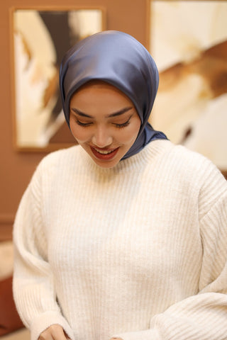 Silk Home Düz Micro Saten Eşarp 28011-06