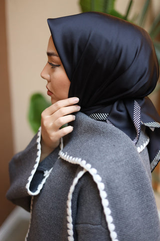 Silk Home Düz Micro Saten Eşarp 28011-02