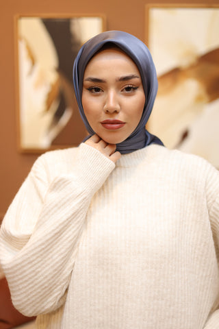 Silk Home Düz Micro Saten Eşarp 28011-06
