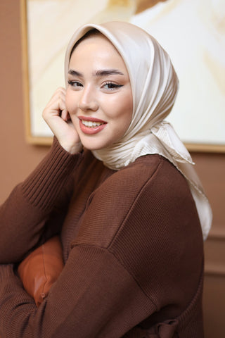 Silk Home Düz Micro Saten Eşarp 28011-11