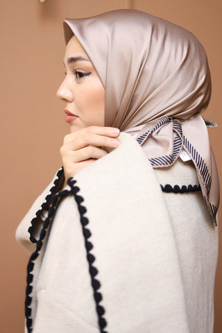 Silk Home Düz Micro Saten Eşarp 28011-10