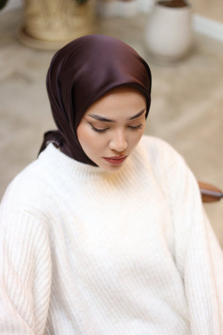Silk Home Düz Micro Saten Eşarp 28012-08