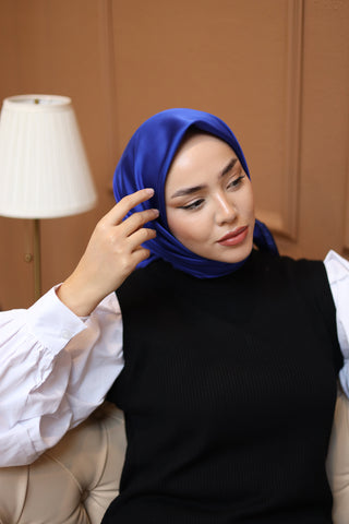 Silk Home Düz Micro Saten Eşarp 28012-06