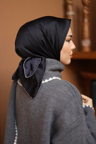 Silk Home Düz Micro Saten Eşarp 28012-02