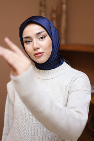 Silk Home Düz Micro Saten Eşarp 28012-05