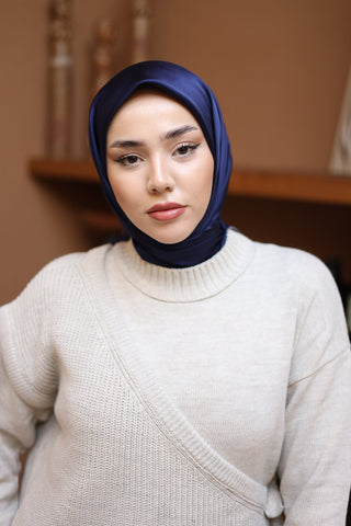 Silk Home Düz Micro Saten Eşarp 28012-05
