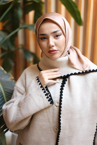 Silk Home Düz Micro Saten Eşarp 28012-09