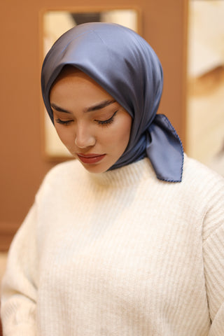 Silk Home Düz Micro Saten Eşarp 28012-07