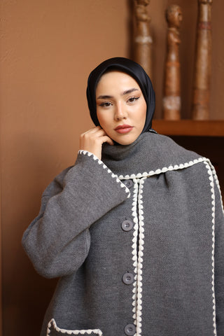 Silk Home Düz Micro Saten Eşarp 28012-02