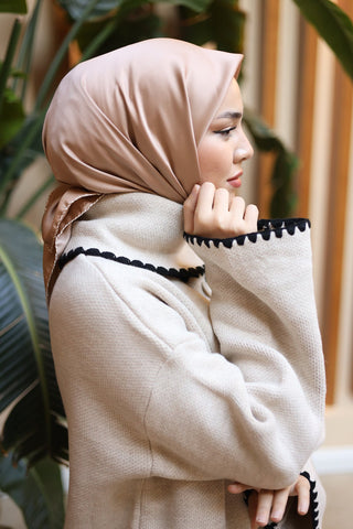 Silk Home Düz Micro Saten Eşarp 28012-09