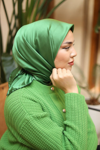 Silk Home Düz Micro Saten Eşarp 28012-14