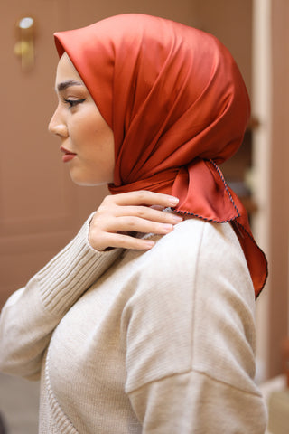 Silk Home Plain Micro Satin Scarf 28012-13 