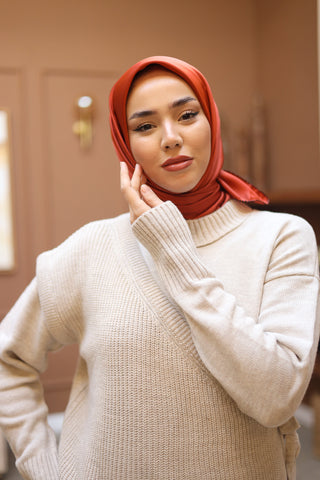 Silk Home Plain Micro Satin Scarf 28012-13 