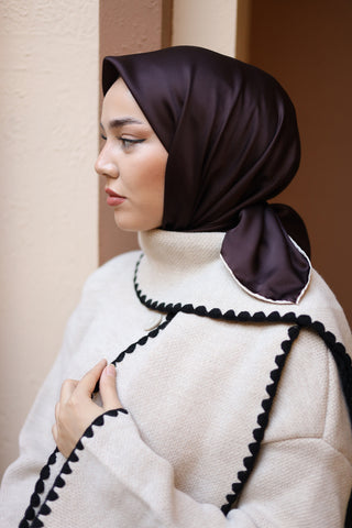 Silk Home Düz Micro Saten Eşarp 28013-08