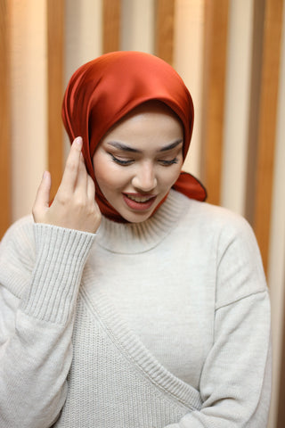 Silk Home Düz Micro Saten Eşarp 28013-13