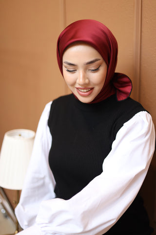 Silk Home Düz Micro Saten Eşarp 28013-12