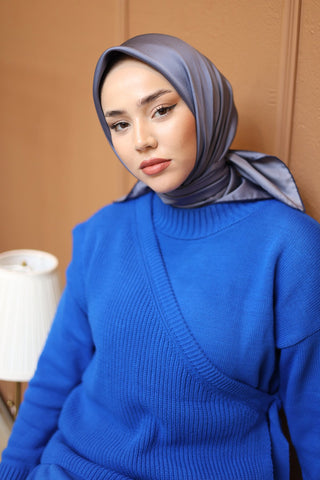 Silk Home Düz Micro Saten Eşarp 28013-07