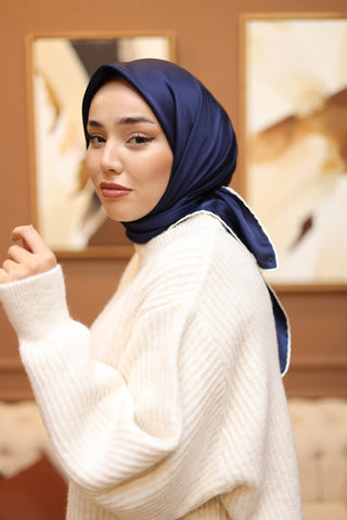 Silk Home Düz Micro Saten Eşarp 28013-05