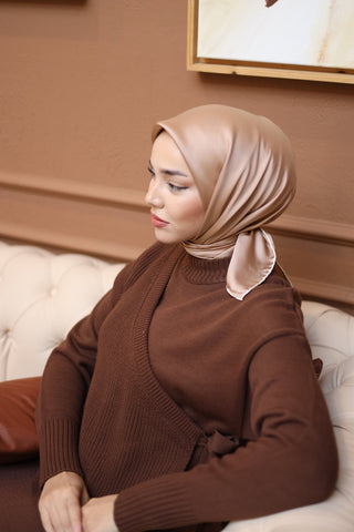 Silk Home Düz Micro Saten Eşarp 28013-09